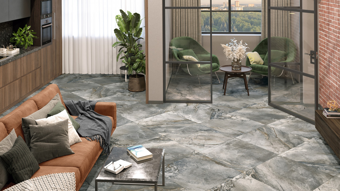Alma Ceramica Vulcano керамогранит 57х114 см GFA114VLC70L