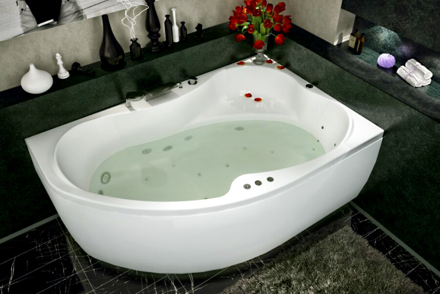Aquanet Capri 170*110 ванна акриловая правая с каркасом 00205387