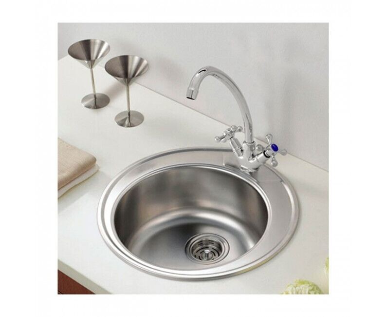 Мойка из нержавеющей стали врезная 49 см Zerix Z490-06-180MD micro decor ZM0529