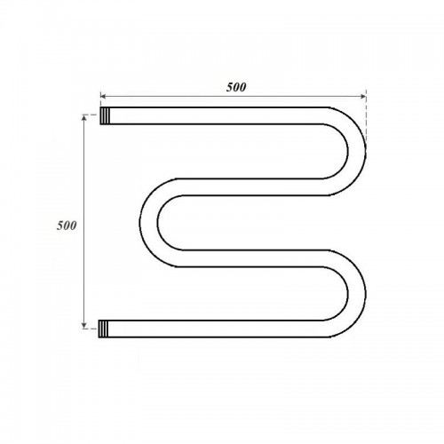 Point полотенцесушитель водяной 50х50 PN37555