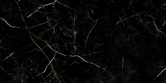 Керамогранит Cersanit Nero полированный HG черный ректификат 60x120 A17442