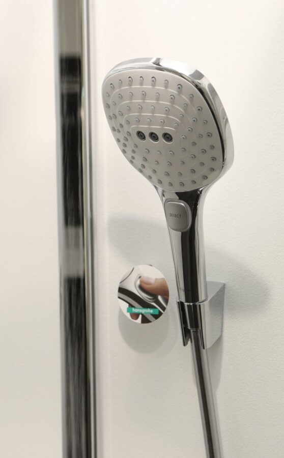 Hansgrohe Raindance Select E 300 3 jet Showerpipe душевая система с термостатом хром 27127000