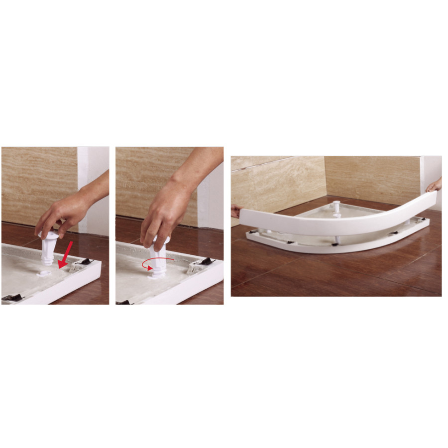 RGW Acrylic With Stone AWS-31 03190499-01 90*90*3,5 душевой поддон из искусственного камня