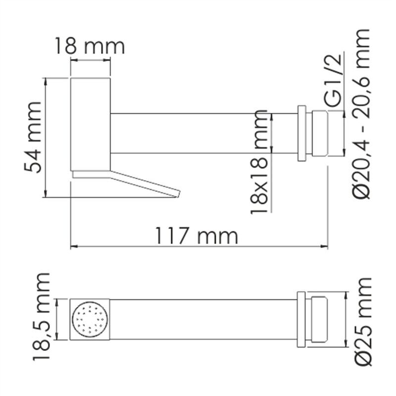 WasserKRAFT A55094 встраиваемый смеситель с гигиеническим душем золото
