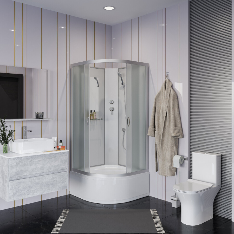 Niagara NG 2307-14BK Душевая кабина 80x80 Без крыши 23071424BK