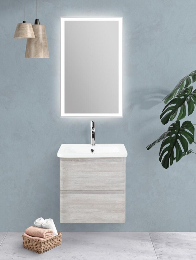 BelBagno тумба с раковиной ALBANO-CER-500-2C-SO-RVB 50х45х50