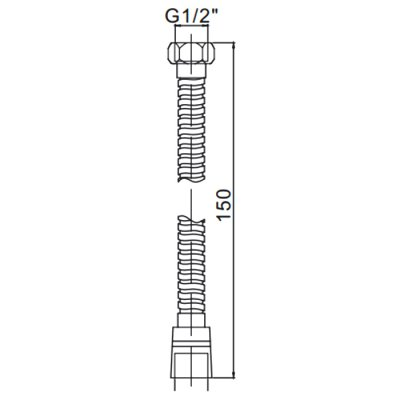 Gerhans K40 душевой шланг K40204