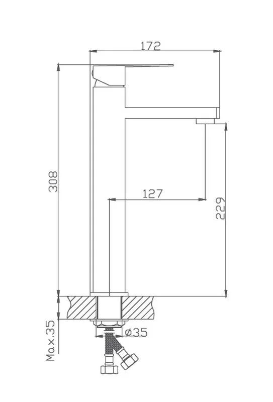 Haiba смеситель для раковины HB11803