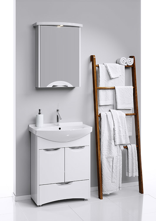 Aqwella Ультра -Люкс 60 зеркальный шкаф с подсветкой