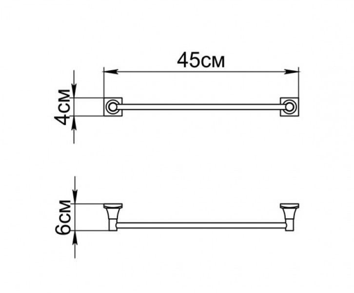 Fixsen Ocean GR-2001 полотенцедержатель хромированный