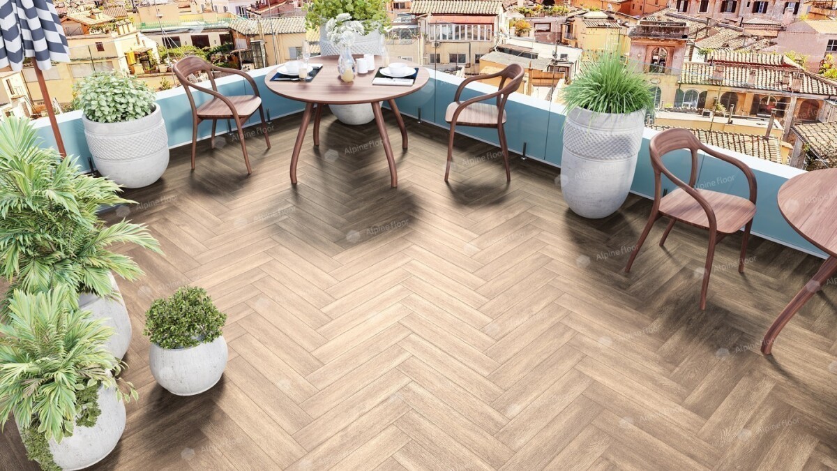 Alpine Floor Parquet Light SPC ламинат Макадамия ECO 13-10AB 600 х 125 х 4мм