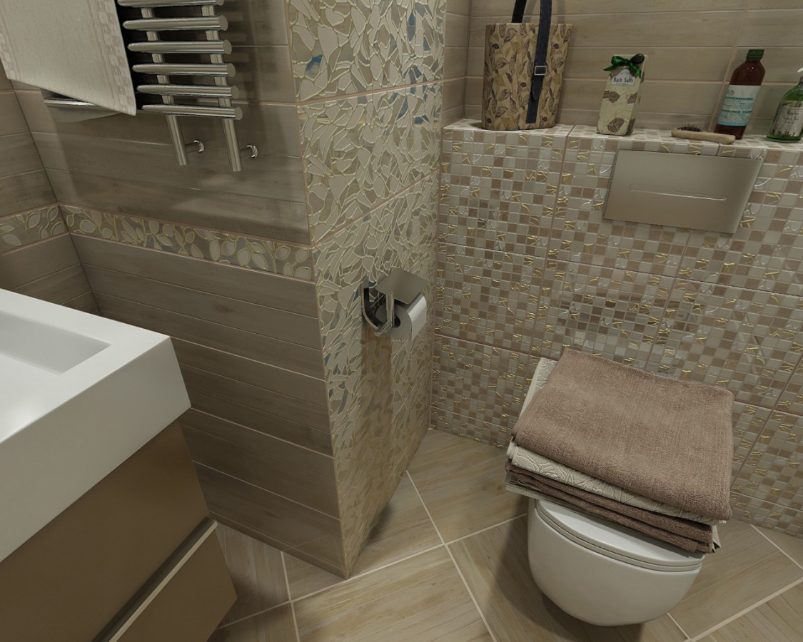 AltaCera Felicity Groundy декор 3 настенный 20х60 см