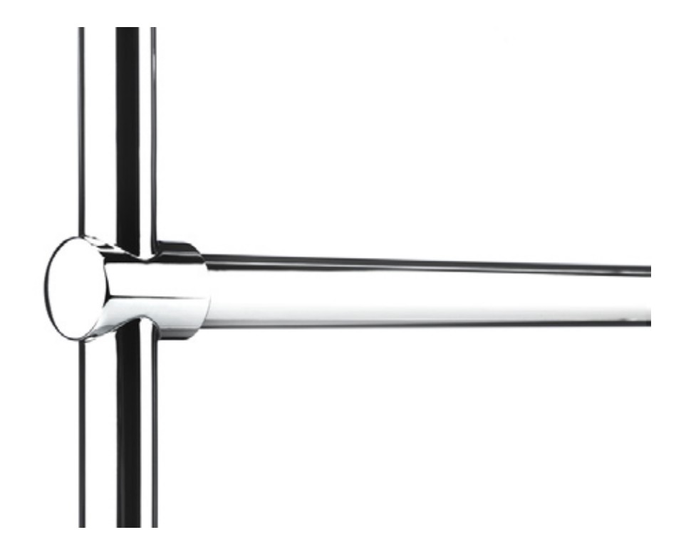 Garcia Довиль полотенцесушитель водяной 500*950 никель хром