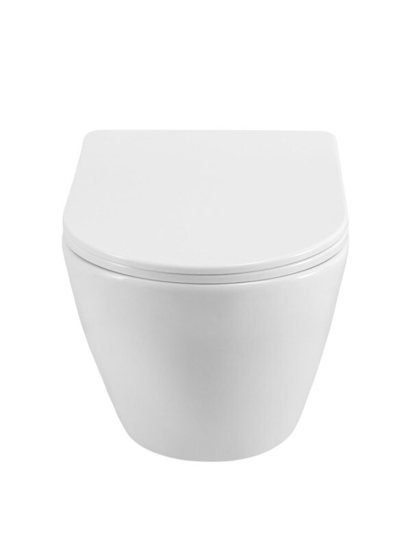 BelBagno MARINO-TOR BB7026CH-TOR/SC Унитаз подвесной безободковый с сиденьем и смывом TORNADO