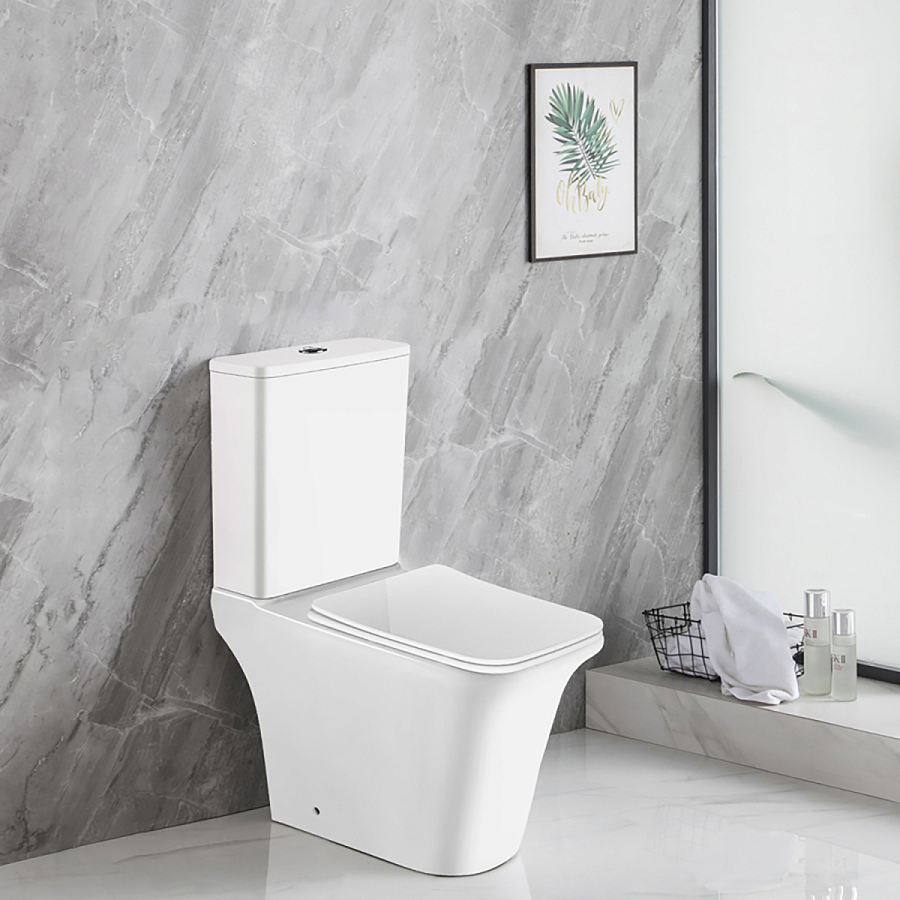 Azario AVERO унитаз напольный безободковый с сиденьем и механизмом Geberit AZ-3121-G