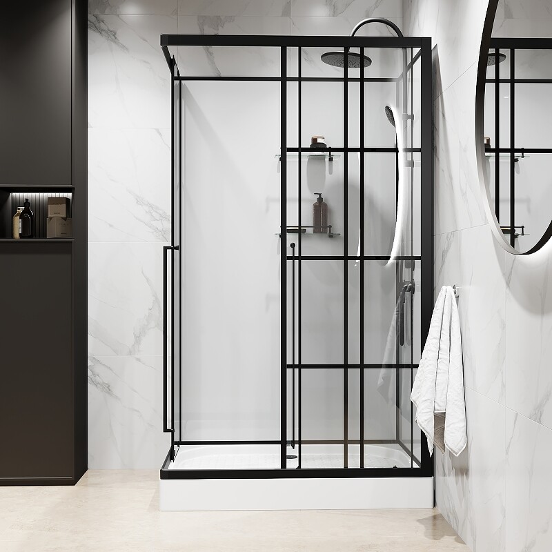 Niagara Standart Душевая кабина 120x80 Правая Тропический душ ST120/80/15QR/KL/BKT