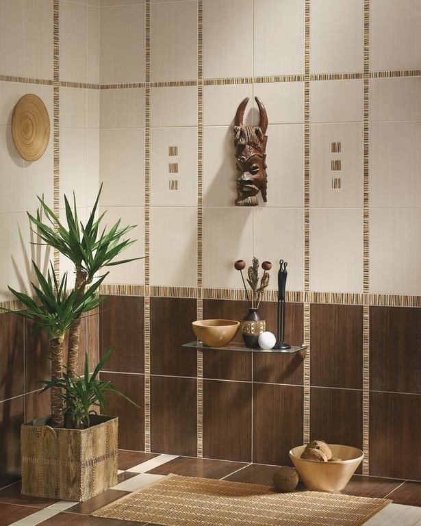 Azori Origami 27х40 см плитка настенная бежевая матовая