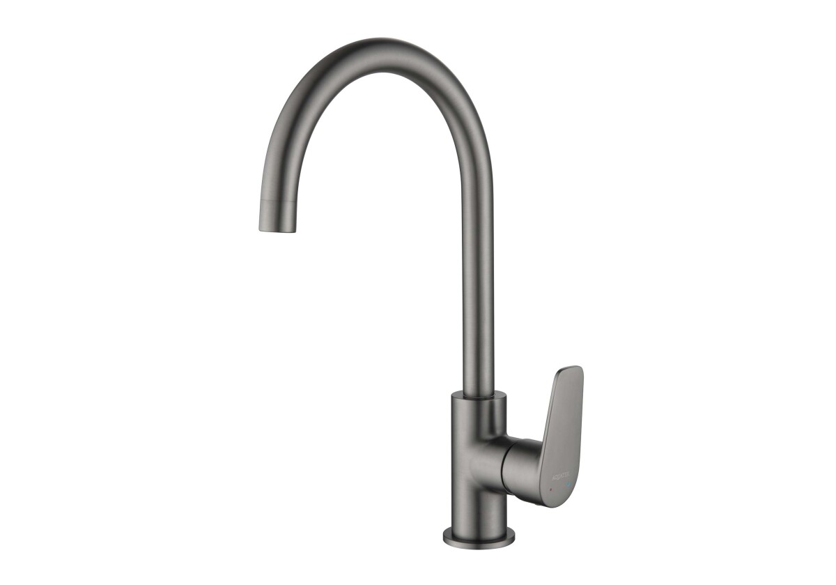 Aquatek Бетта AQ1182BGM Смеситель для кухни Оружейная сталь