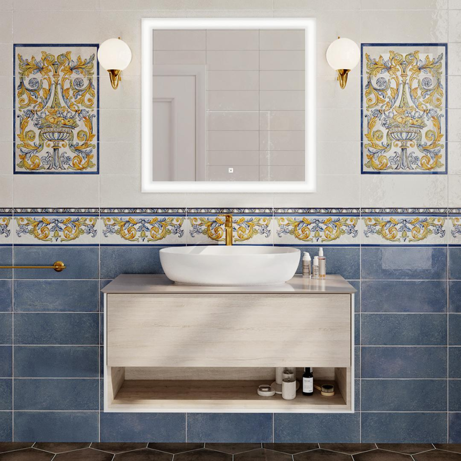 Kerama Marazzi Plaza Modern тумба 100 дуб с полкой PLB.M.100.1OAK.O