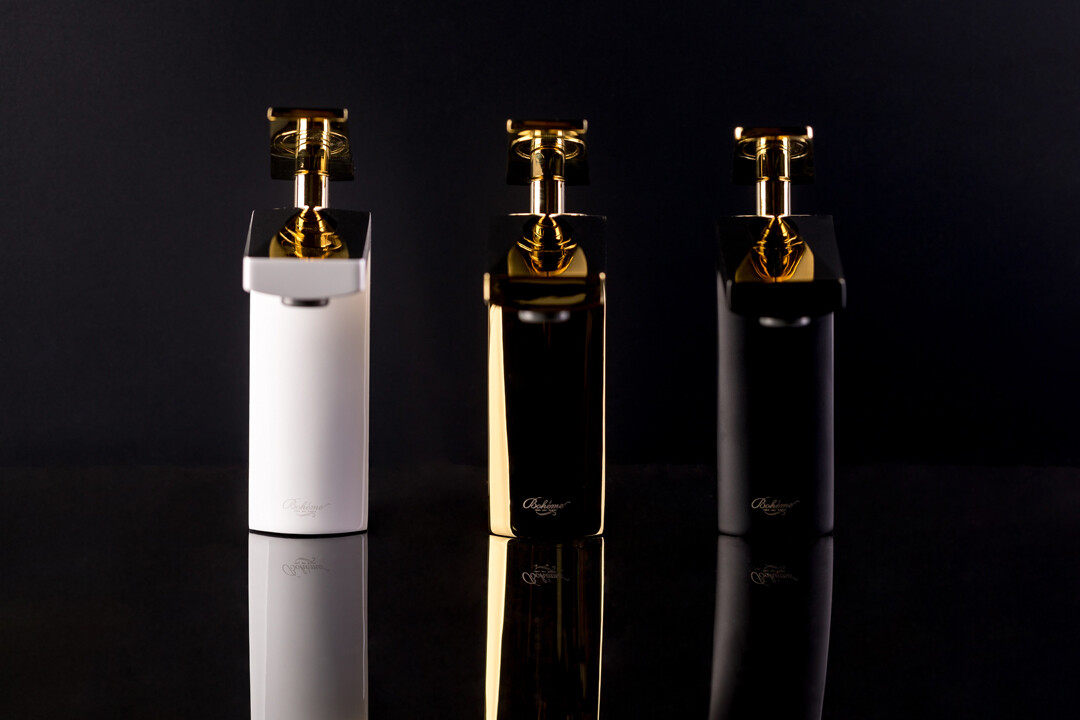 Смеситель для умывальника Boheme Venturo Черный / Хром 371-B