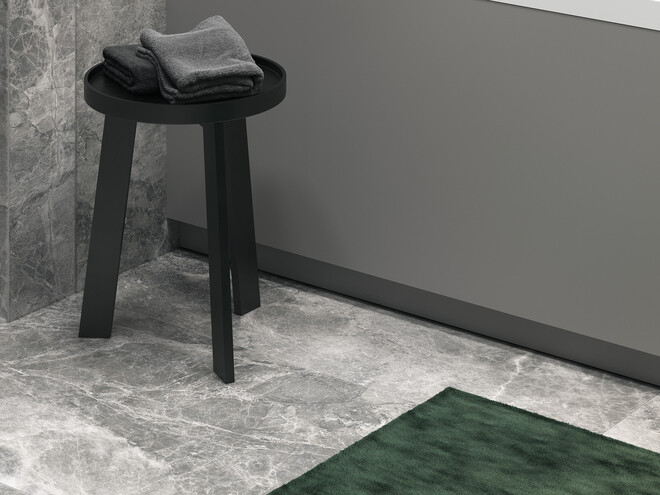 Керамогранит Cersanit Futura тонкий Grigio Nuovalato серый ректификат 60x120 A17125