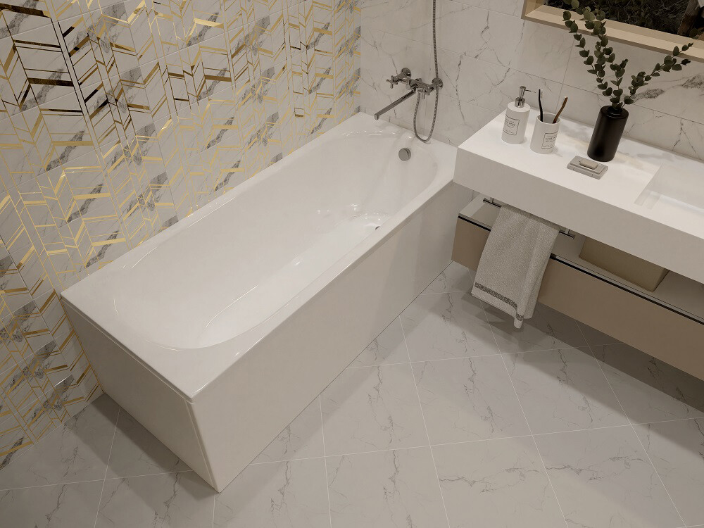 Ванна акриловая AZARIO FELISA прямоугольная 160*70 см AV.0040160