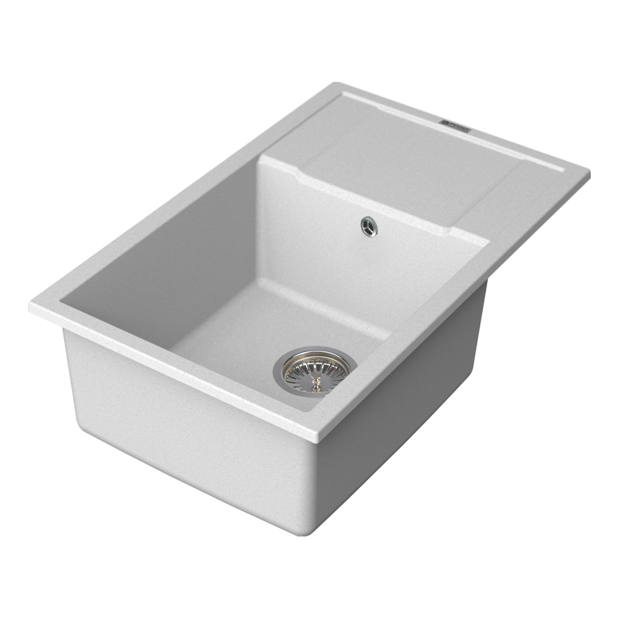 Point Велета 78 мойка кухонная белая PN3002W