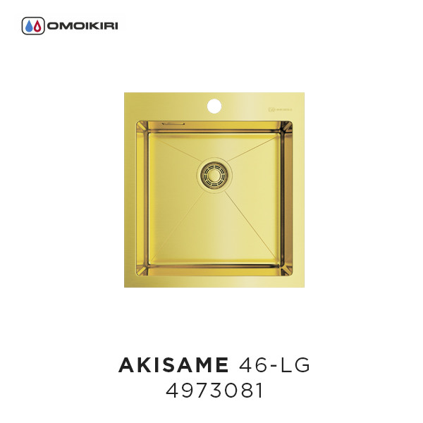 Omoikiri Akisame 46-IN 4973057 кухонная мойка нержавеющая сталь 46х51 см