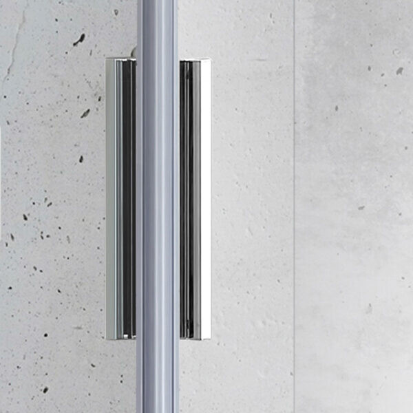 Vincea Slim душевой уголок VSR-2SL9012CLB-L 120х90 черный, стекло прозрачное