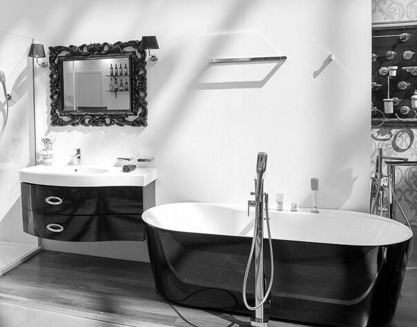 BelBagno BB14-NERO/BIA 178*84 ванна акриловая овальная