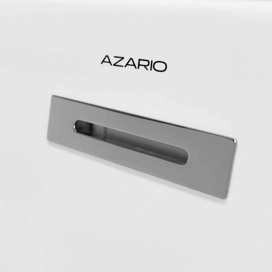 Ванна акриловая Azario LAGO GARDA 1600х750х580 пристенная, рифленая, левосторонняя, в комплекте с сифоном и металлической рамой AZ-6724-A2 L 16075
