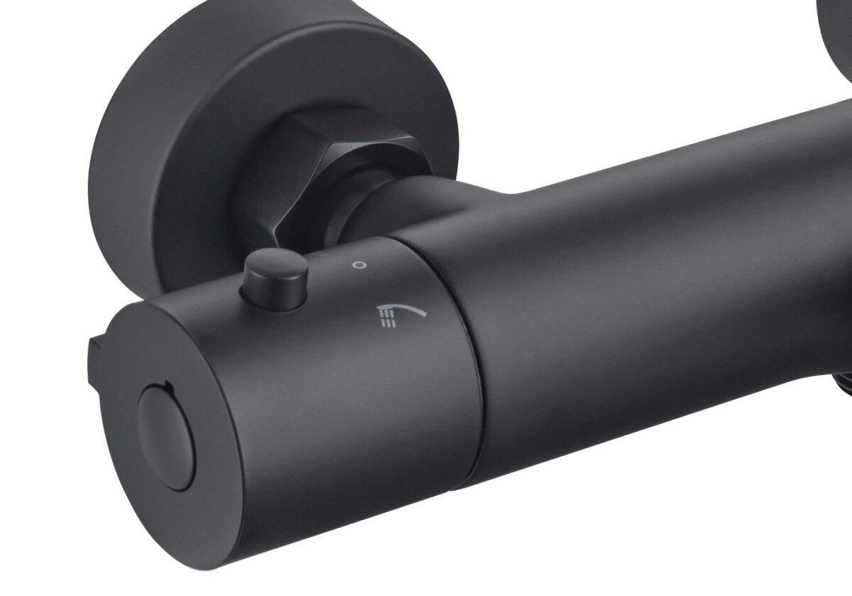 Aquatek Вега AQ1043MB Термостатический смеситель для ванны Черный матовый