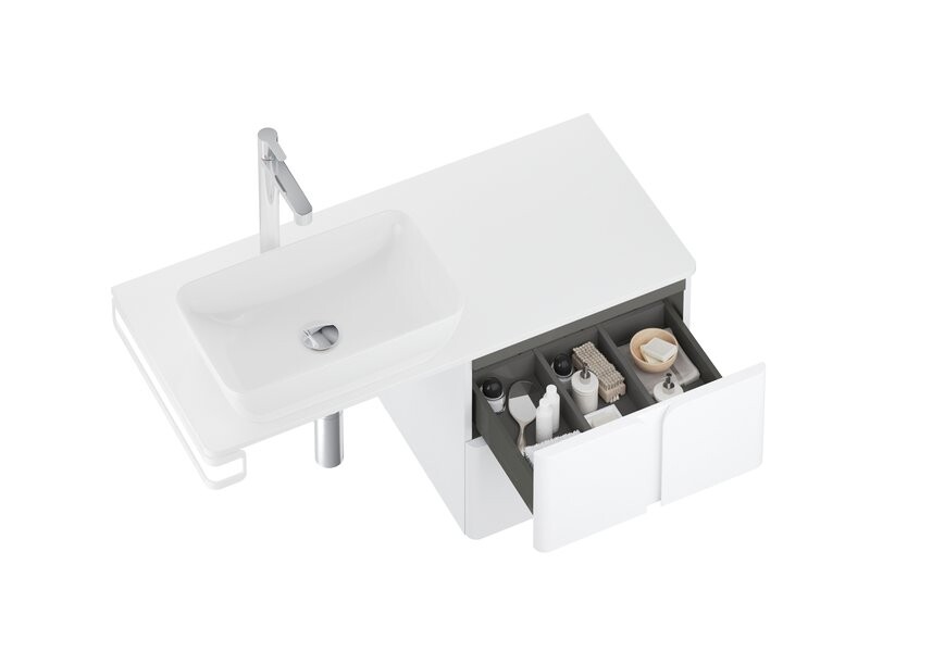 Ravak SD BALANCE 600 тумба под умывальник белый/белый X000001366