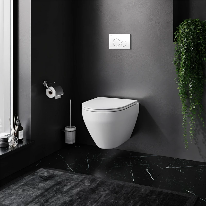 Am.Pm Spirit 2.0 унитаз подвесной с инсталляцией и клавишей смыва IS49001.701700