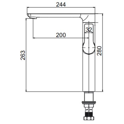 Gerhans K15 смеситель для раковины K14015