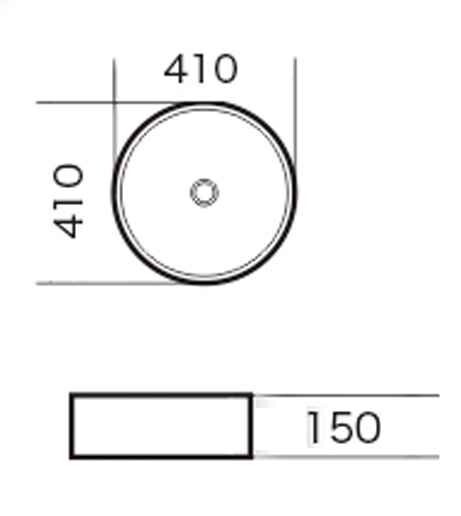 Раковина Grossman Style GR-3013 (410х410х150) белая,1 место