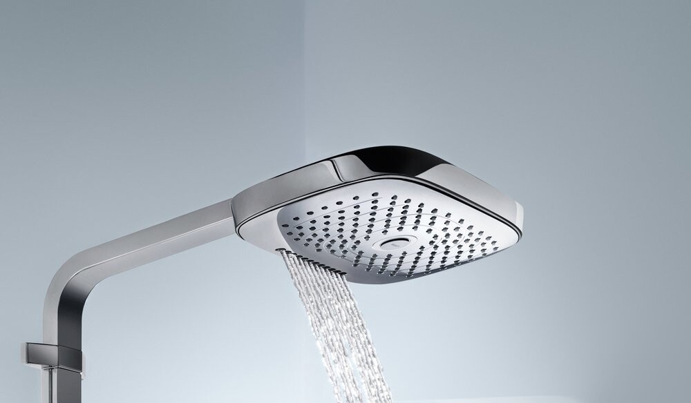 Hansgrohe Raindance Select E 300 3 jet Showerpipe душевая система с термостатом хром 27127000