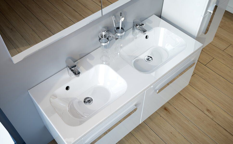 Ravak Chrome 1200 умывальник с открытым переливом XJG01112000