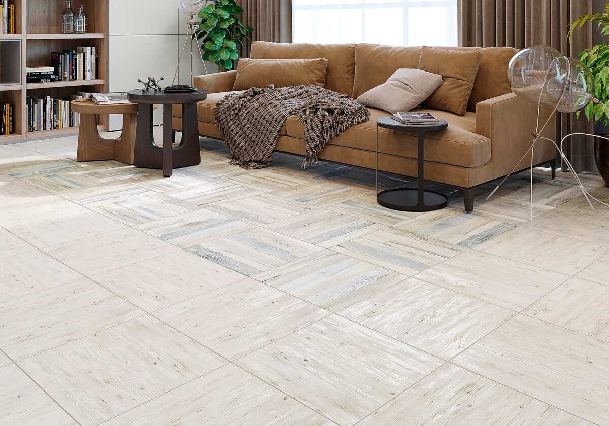 New Trend Пэйнтвуд бежевый / Paintwood Beige керамогранит 410*410 GP6PAN11