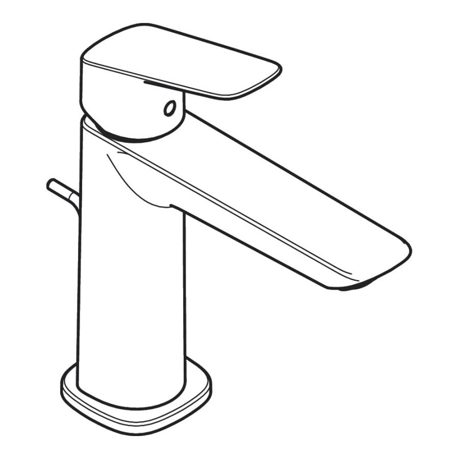 Hansgrohe Logis Смеситель для раковины 110 Fine, со сливным гарнитуром хром 71251000