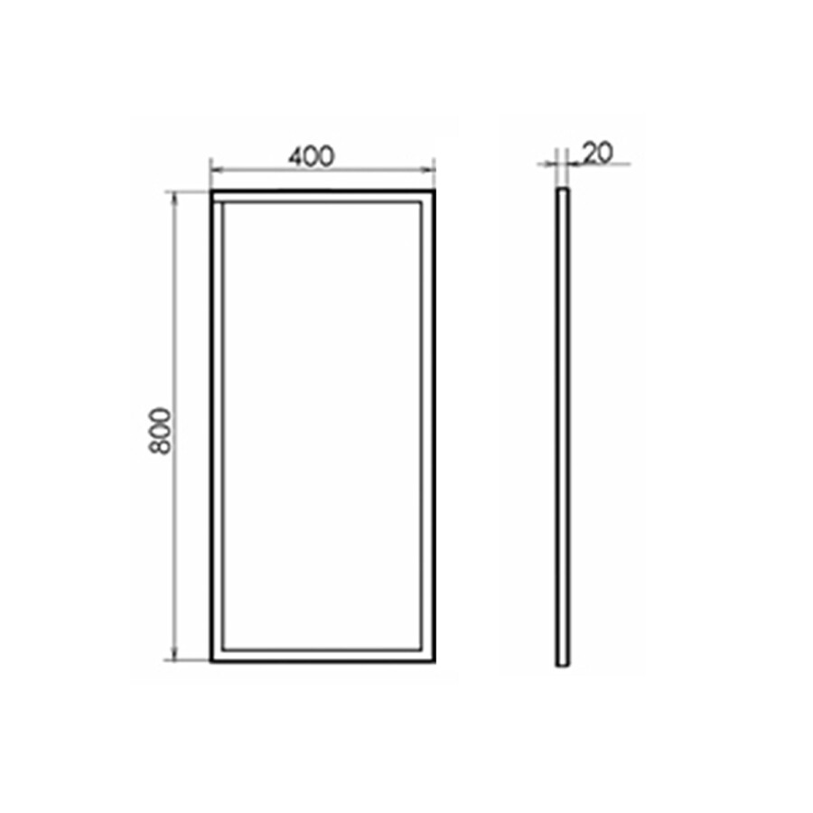Зеркало Comforty Лозанна-40 белый глянец 00-00013799