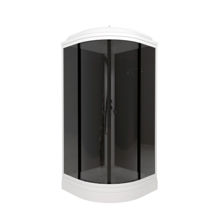 Triton Душевая Кабина Грэй-Блэк 90*90 А (ПД31) Щ0000067302