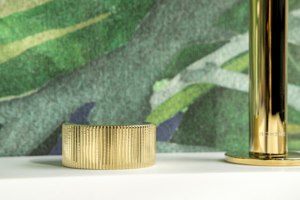 Смеситель для раковины Boheme Stick ручка Linea на 3 отв. Gold 152-G.3