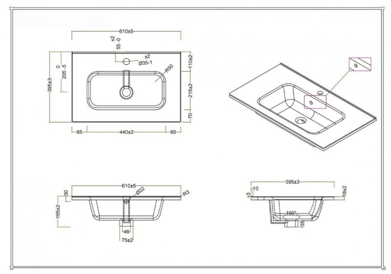 BelBagno KRAFT 39-600/390-2C-SO-BO тумба с раковиной подвесная