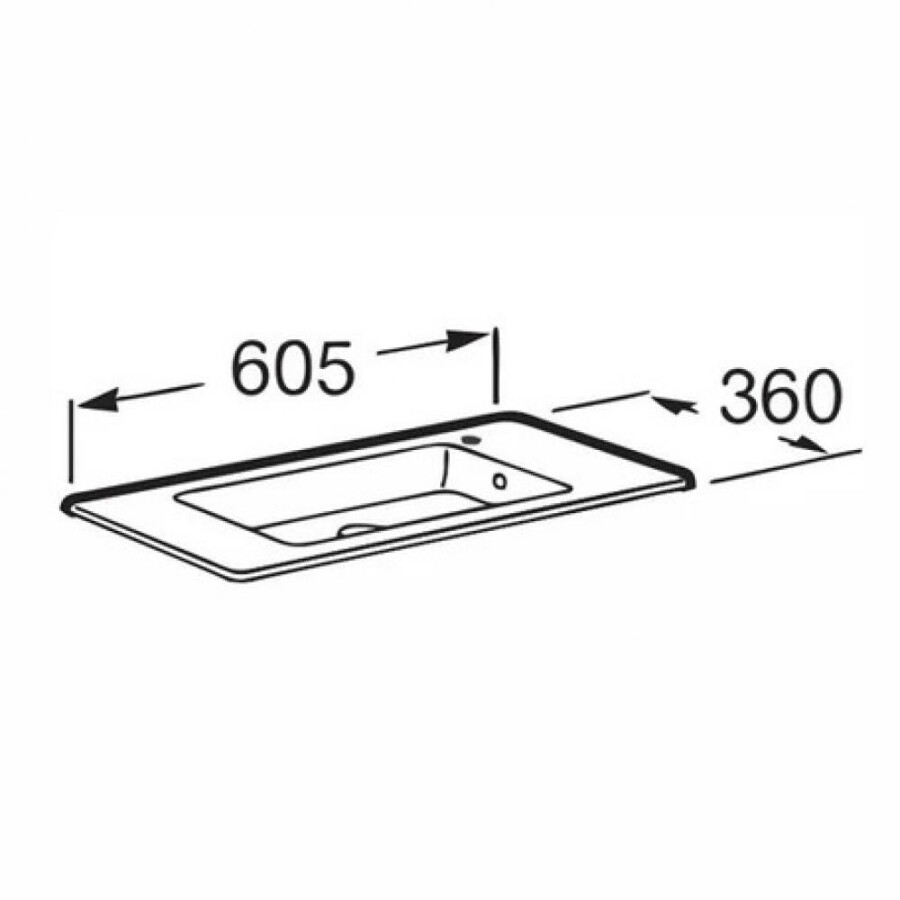 Roca Debba 60 тумба ZRU9302707 с умывальником 732799H000 напольная