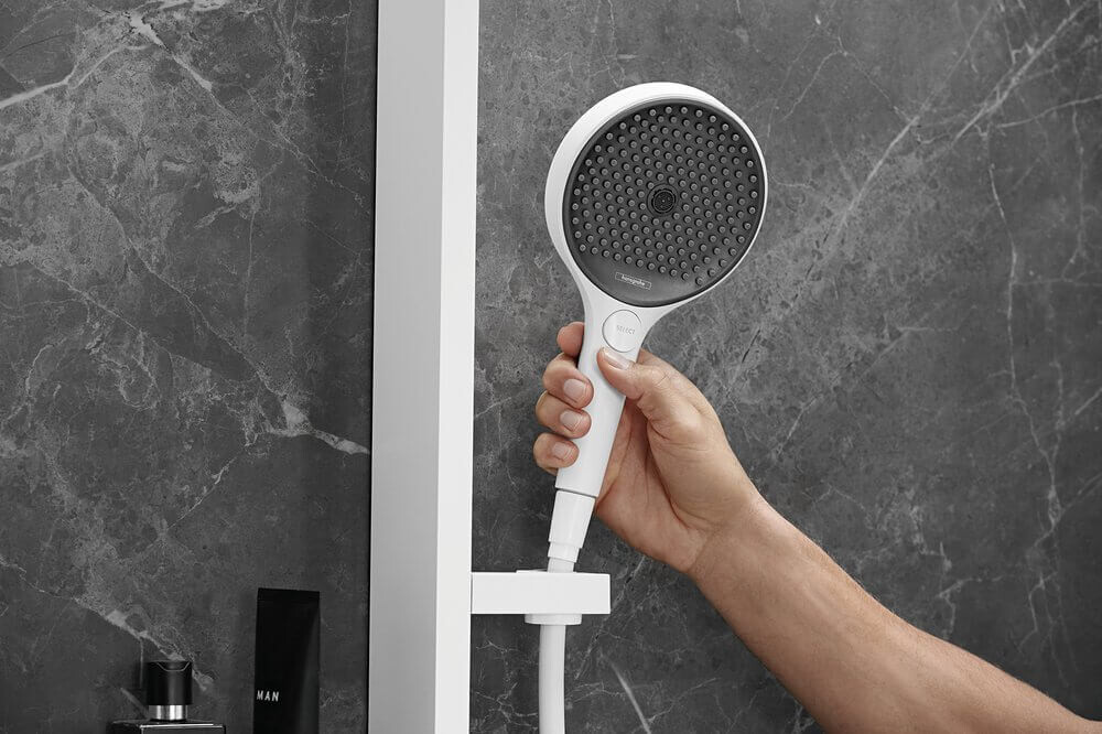 Hansgrohe Rainfinity Showerpipe 360 Душевой набор скрытого монтажа белый матовый 26842700