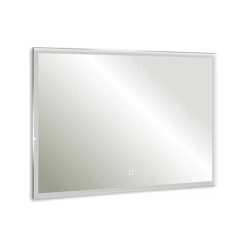 Azario Сантана 80х60 зеркало сенс. выкл, часы, подогрев LED-00002271
