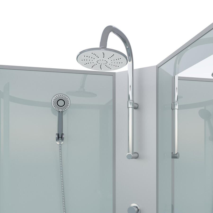 Niagara Classic NG 3503-14BKTG Душевая кабина 80x80 Без крыши с тропическим душем и гидромассажем 35031434BKTG