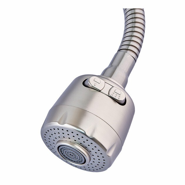 Mixxus DAX-011 Смеситель для кухни с гибким изливом Нержавеющая сталь CR0549