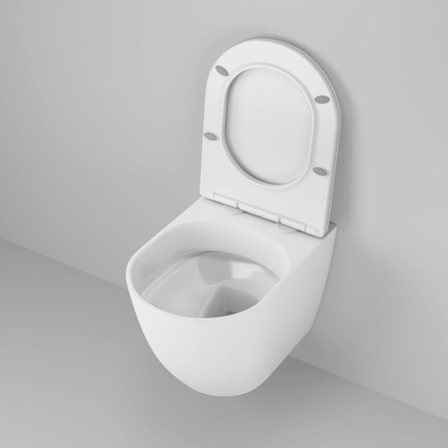 Унитаз подвесной Grossman Thin Rim GR-5601S (520х360х360) тонкий ободок,белый с тонкой крышкой,микролифт,1 место